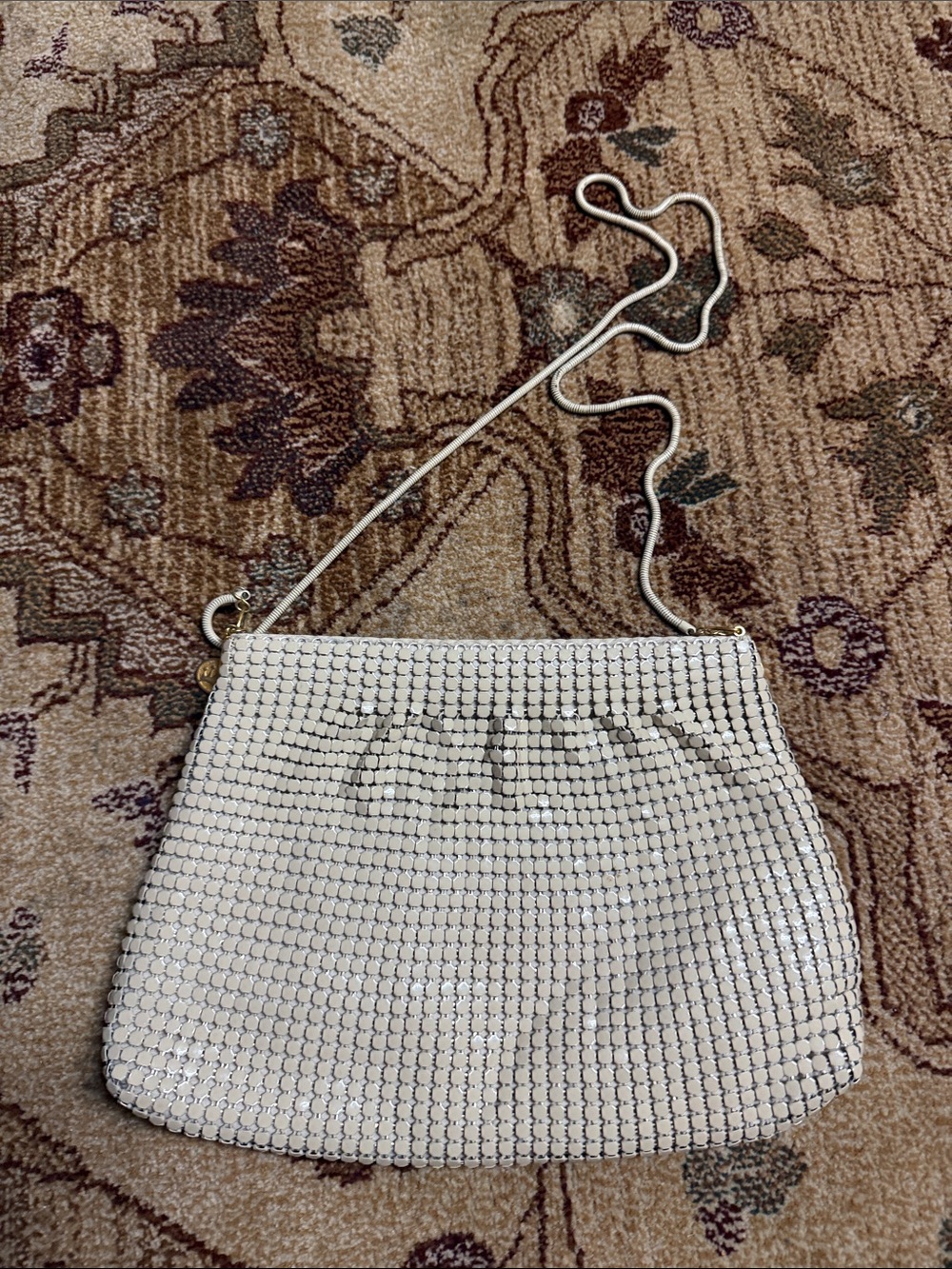 Vintage La Regale Ltd off white Sequin Purse